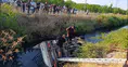 Malatya'da Feci Kaza! Sulama Kanalına Devrilen Kamyonun Sürücüsü Yaşamını Yitirdi