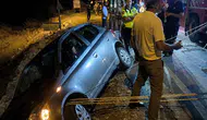 Kanala Düşmesine Saniyeler Kala Kurtarıldı! Malatya'da Yürekleri Ağza Getiren Kaza