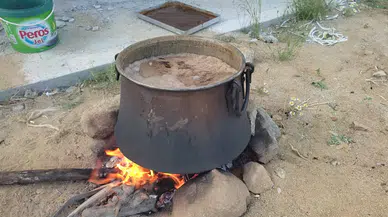 Malatya’da Dut Bereketi Başladı! Doğanşehir’de Kazanlar Pekmez İçin Kaynamaya Başladı