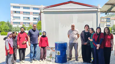 Malatya’da Öğrencilerden Çevreye Anlamlı Katkı: Atık Yağlar Okulda Toplanıyor