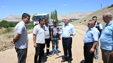 55 Mahallenin Beklediği Yol Yenileniyor! Başkan Sami Er Çalışmaları Yerinde İnceledi
