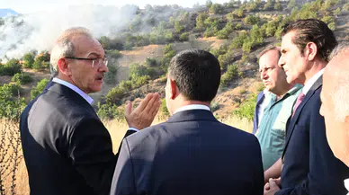 GÜNCELLENDİ Pütürge'deki Orman Yangını Kontrol Altına Alındı