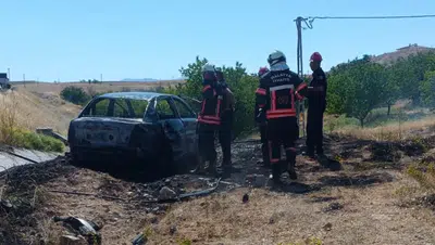 Malatya'da Kahreden Kaza: Otomobil Alev Aldı, Oğul Hayatını Kaybetti