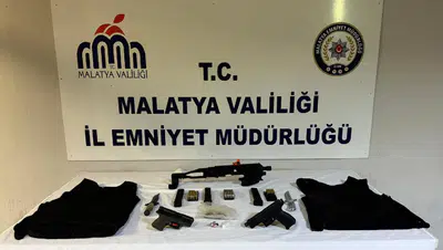 Malatya’da Aranan 4 Şüpheli Yakalandı! Aramalarda Dikkat Çeken Malzemeler Ele Geçirildi