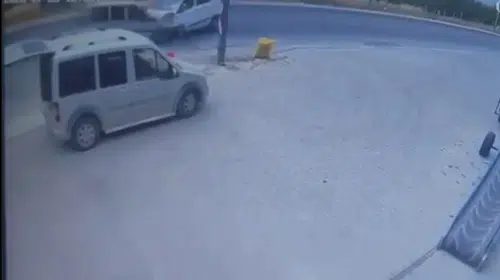 Malatya'da 8 Kişinin Yaralandığı Kazanın Görüntüleri Ortaya Çıktı