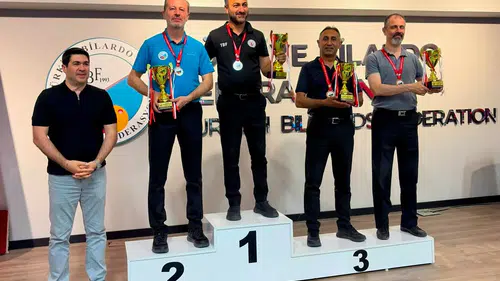 Malatya’dan Türkiye’ye Gurur Veren Başarı! Ömer Faruk Serçe 3 Bant Bilardo Şampiyonu Oldu