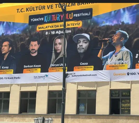 Malatya Kültür Yolu Festivali'nin Konser Programı Açıklandı: Ünlü İsimler Sahne Alacak