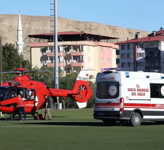 84 Yaşındaki Hasta İçin Hava Ambulansı Devreye Girdi