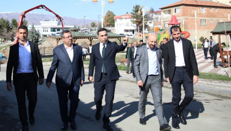 Ak Parti İl Başkanı Ali Bakan Doğanyol’a Giderek Sorunları Yerinde Dinledi