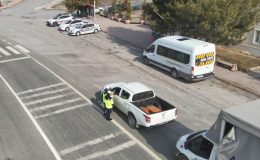 Jandarma’dan Drone Destekli Trafik Denetimi