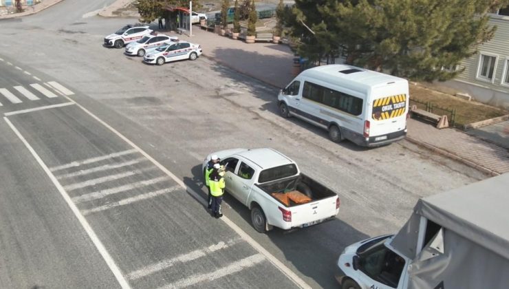 Jandarma’dan Drone Destekli Trafik Denetimi