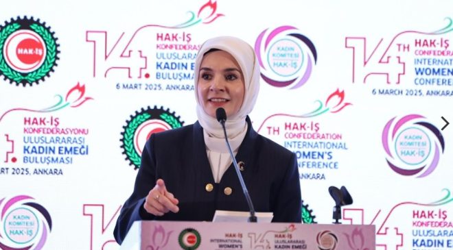 Bakan Göktaş, 14. Uluslararası Kadın Emeği Buluşmasına Katıldı
