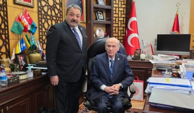 Fendoğlu, MHP Lideri Bahçeli’yi Makamında Ziyaret Etti