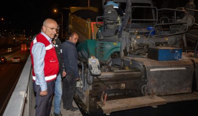 Büyükşehir, Çevre Yolu Yan Yolları Asfaltlıyor!