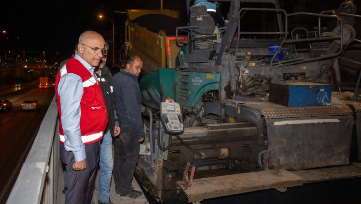 Büyükşehir, Çevre Yolu Yan Yolları Asfaltlıyor!