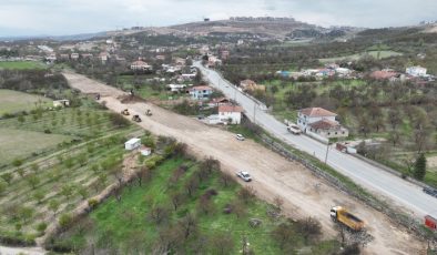 Büyükşehir’den Gelinciktepe TOKİ’ye 2 Km’lik Yeni Yol!