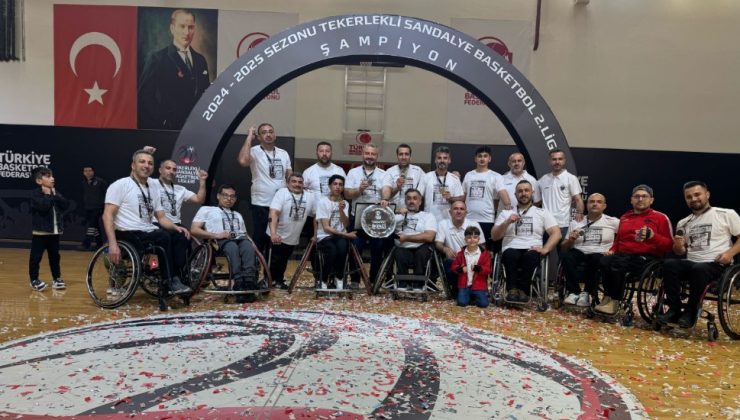 MBB Tekerlekli Basketbol Takımı 1. Lige Yükseldi
