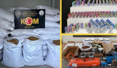 Malatya Emniyeti, kaçak sigaraya geçit vermedi