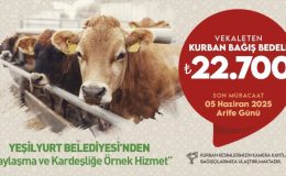 Yeşilyurt Belediyesinden kurban bağışı mesajı