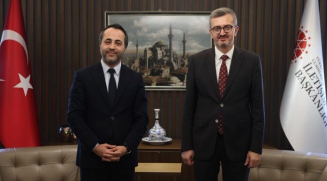 Milletvekili Babacan’dan İletişim Başkanlığına Ziyaret